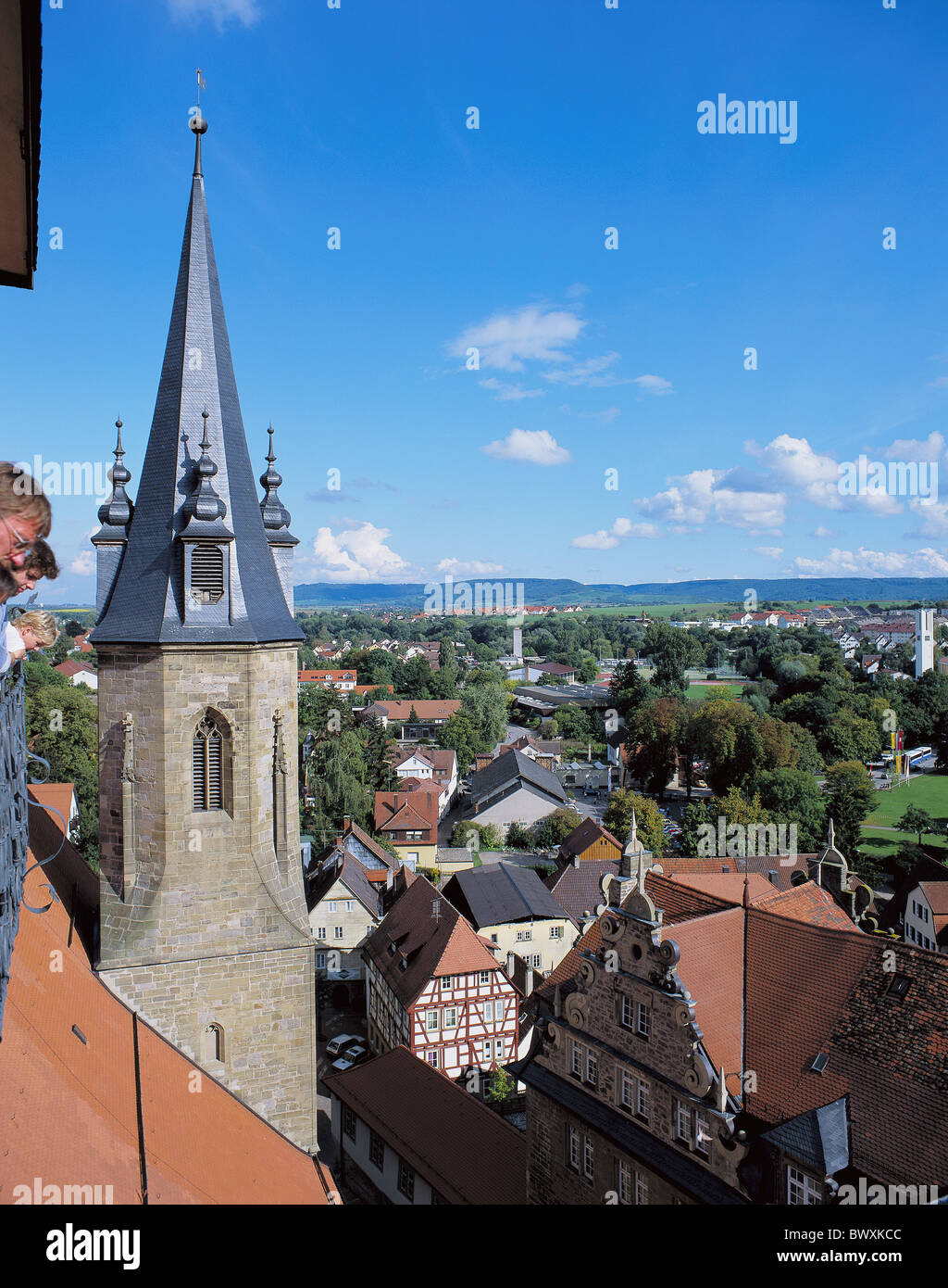 Germany Europe BadenWurttemberg Oehringen houses homes scenery view