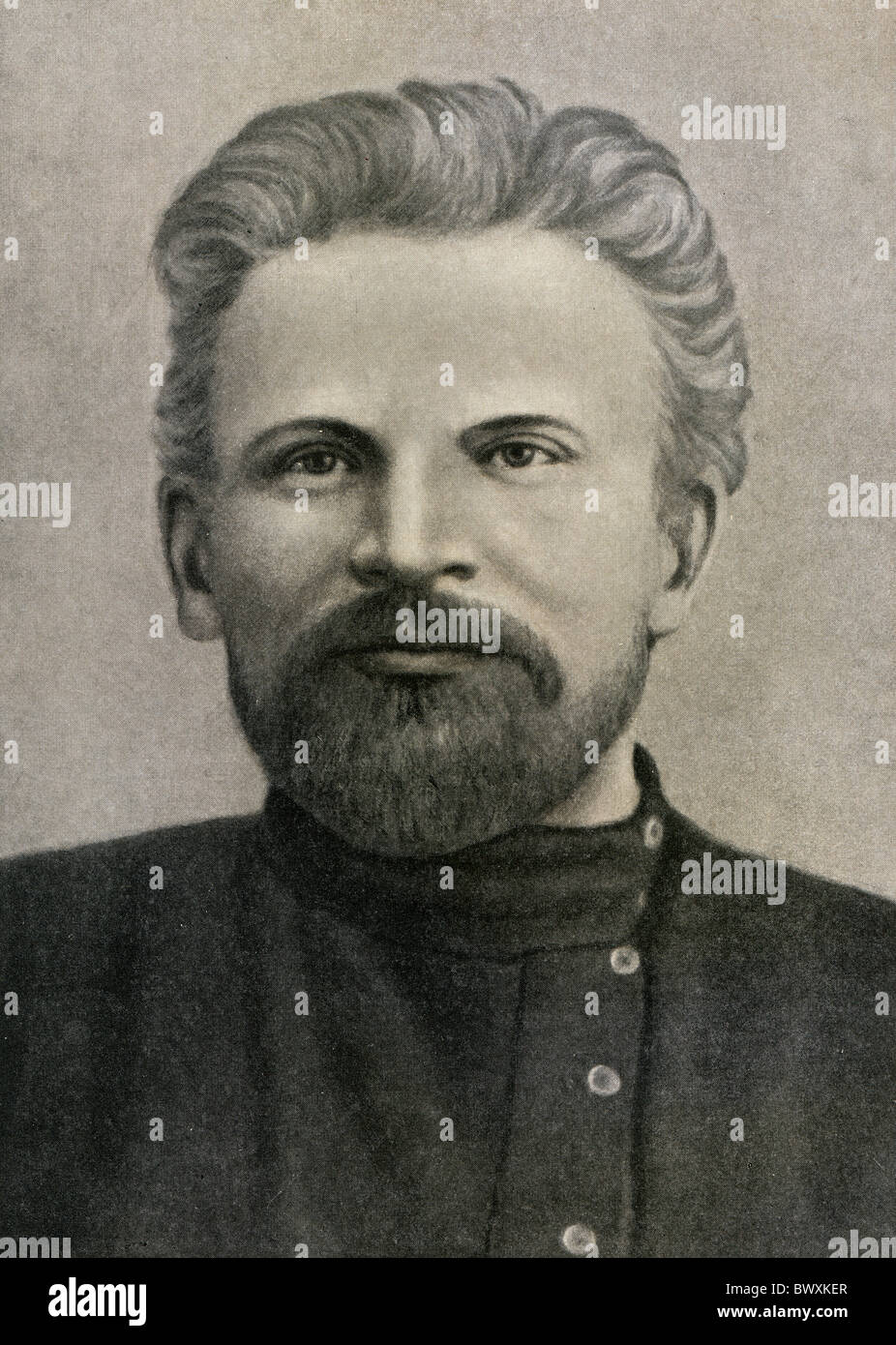 Mikhail Kalinin, 1910. Photo from the collection of State Museum of Revolution, the Soviet Union. Stock Photo