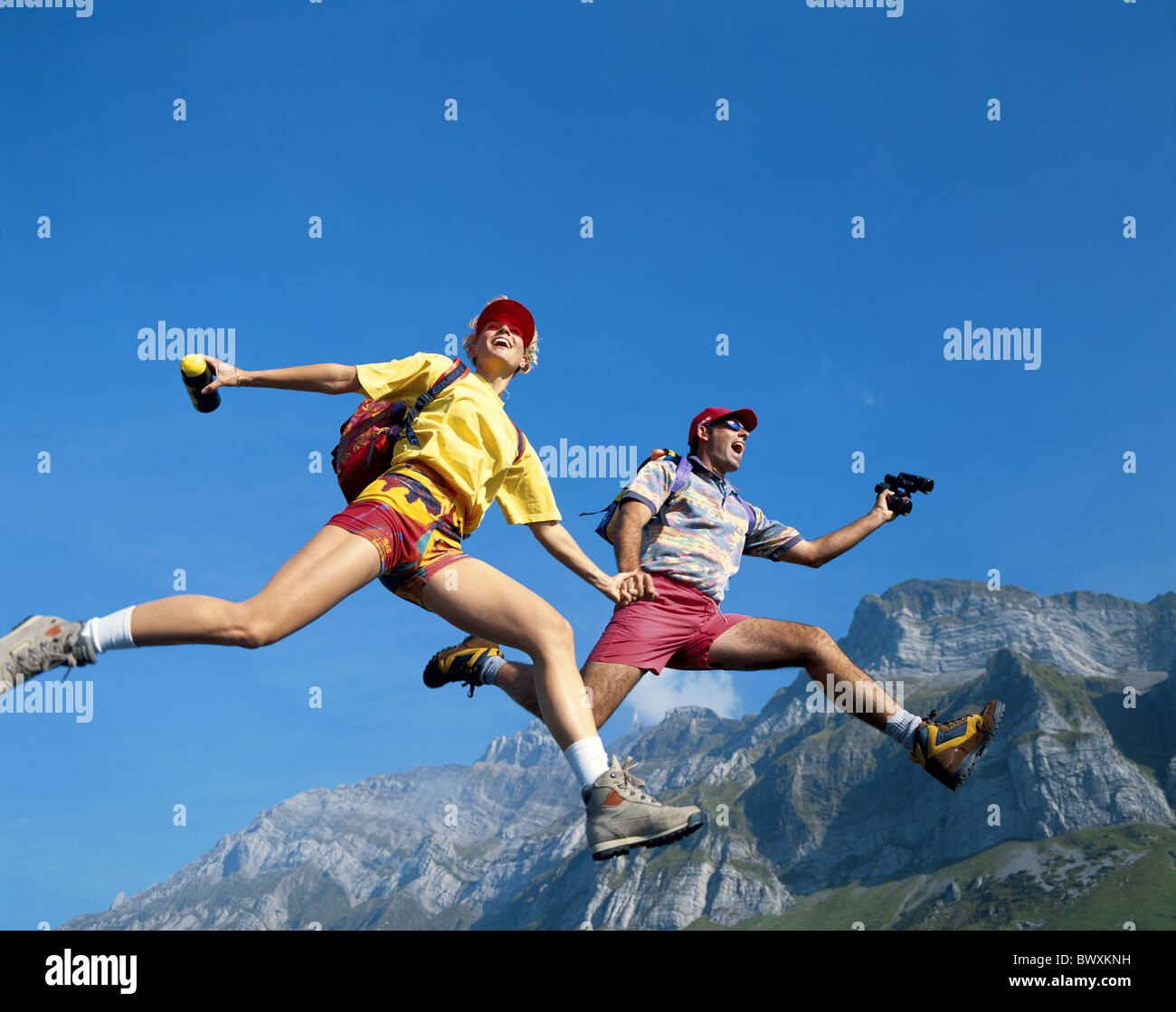 mountains overview mountain wandering dynamic happily cheerfully caper