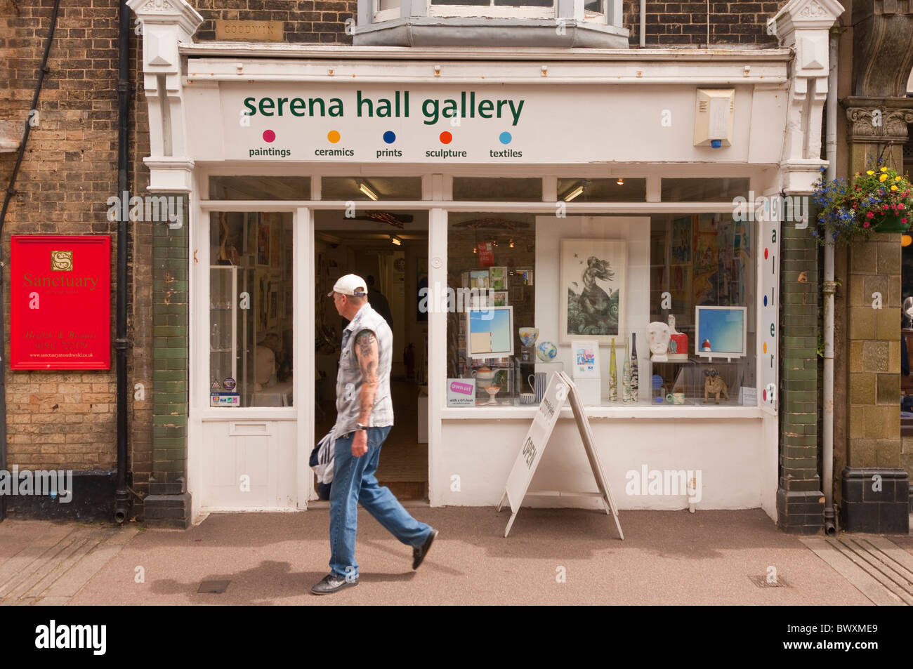 The Serena Hall gallery in Southwold , Suffolk , England , Great Britain , Uk Stock Photo