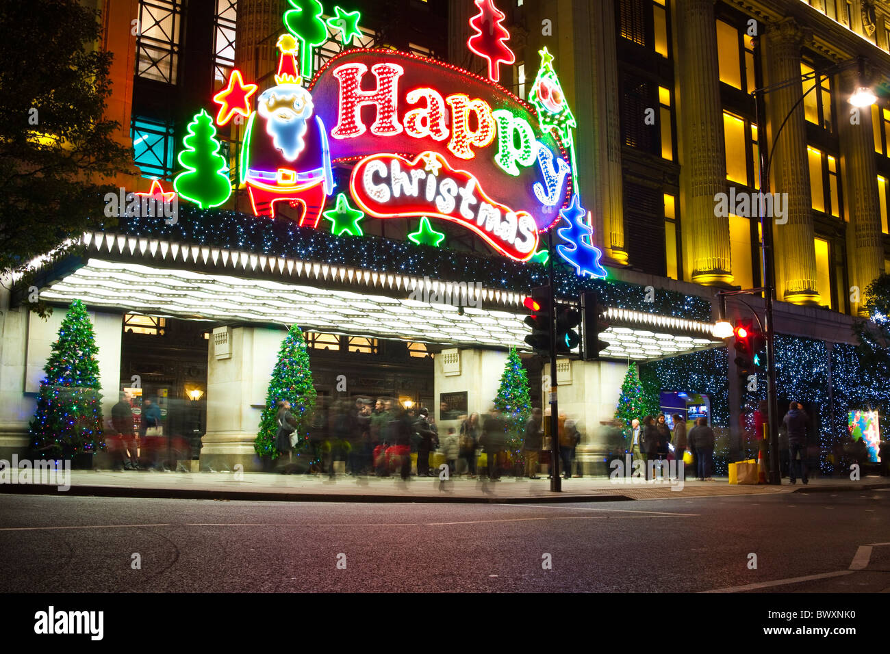 Oxford street christmas lights hires stock photography and images Alamy