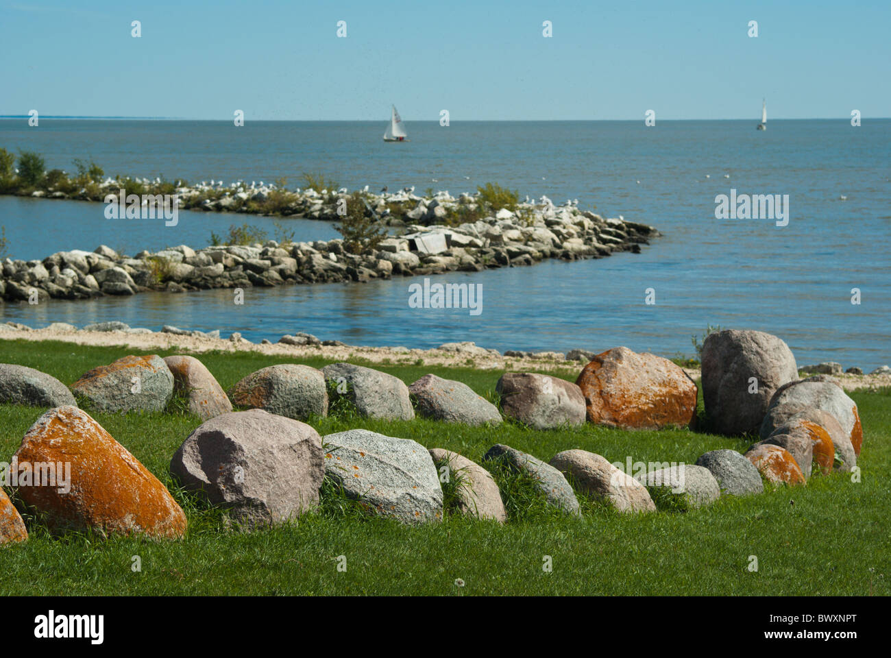 Gimli Manitoba Canada Stock Photo Alamy