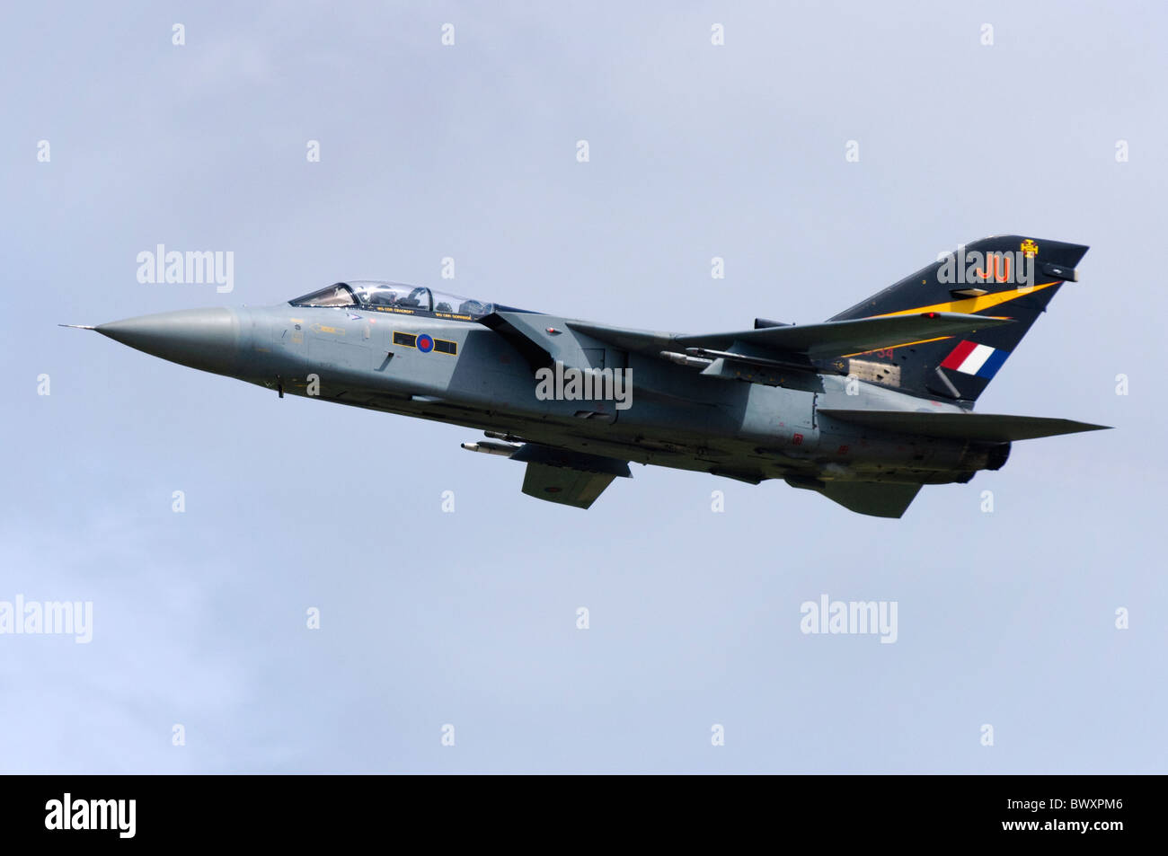 Tornado F3 jet fighter aircraft operated by the RAF departing RAF Fairford Stock Photo