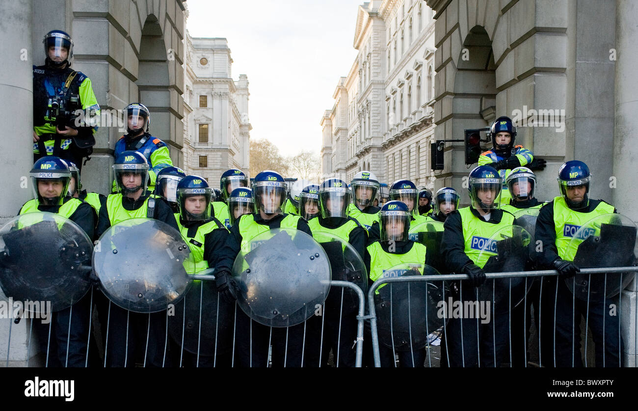 Metropolitan police officers in London. Stock Photo