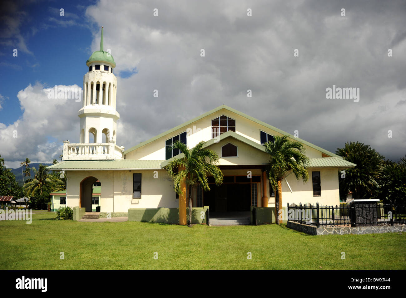 EFKS Vaiala Church, Beach Road, Apia, Western Samoa Stock Photo
