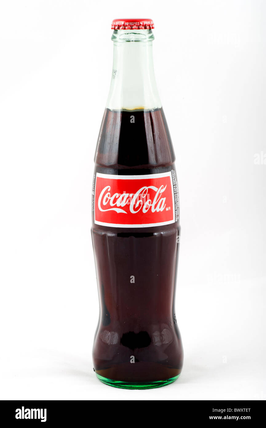 Classic style bottle of Coca Cola, USA Stock Photo