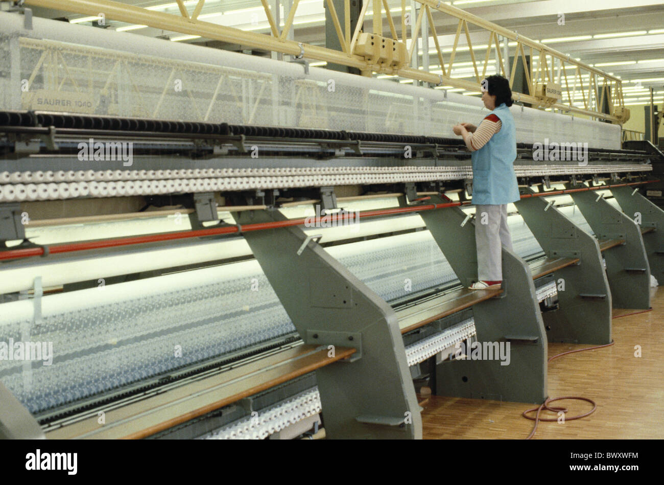 Switzerland Europe St. Gallen spinning mill industry textile industry