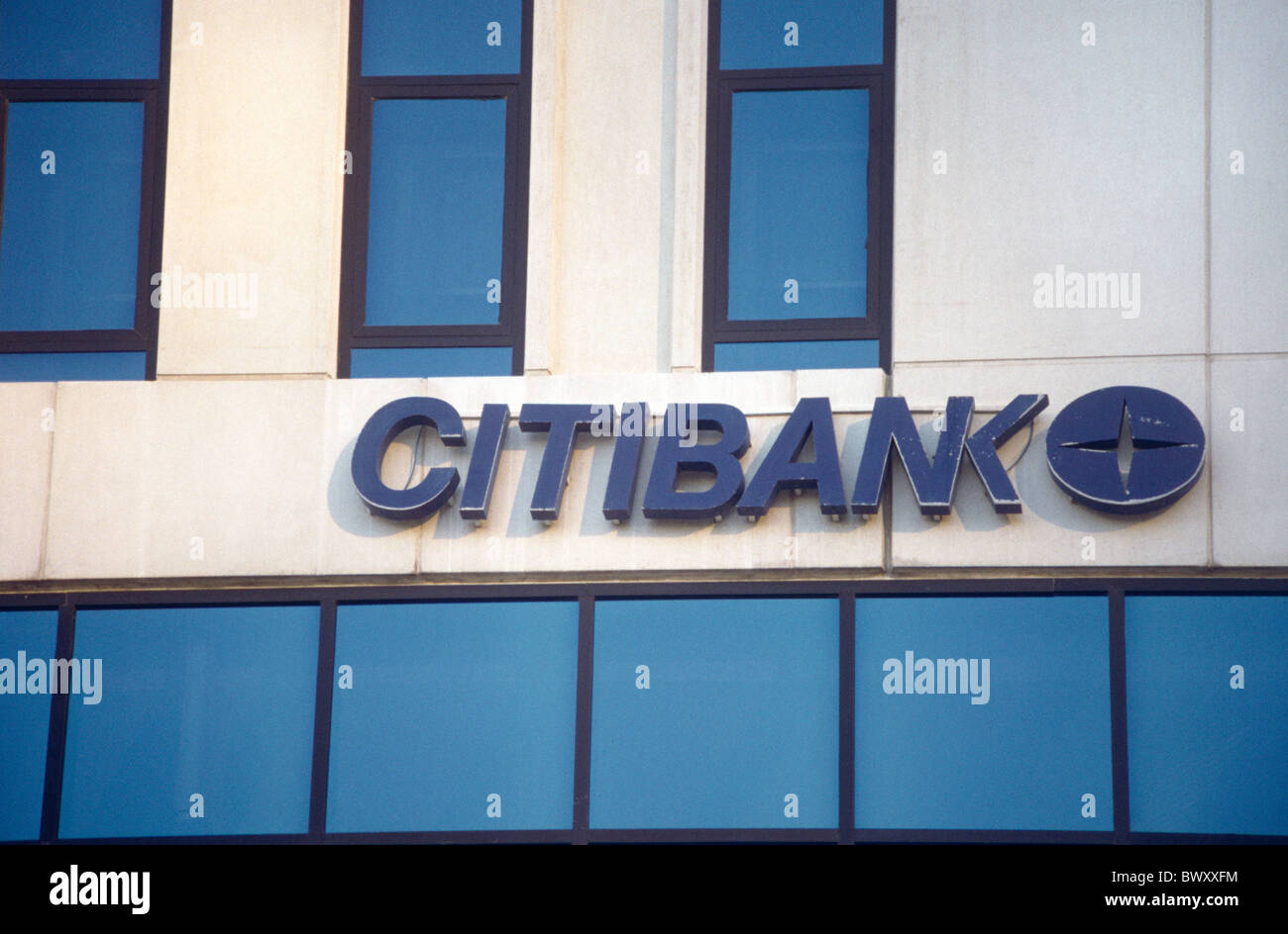 Abu Dhabi UAE Exterior Of Citibank Stock Photo Alamy