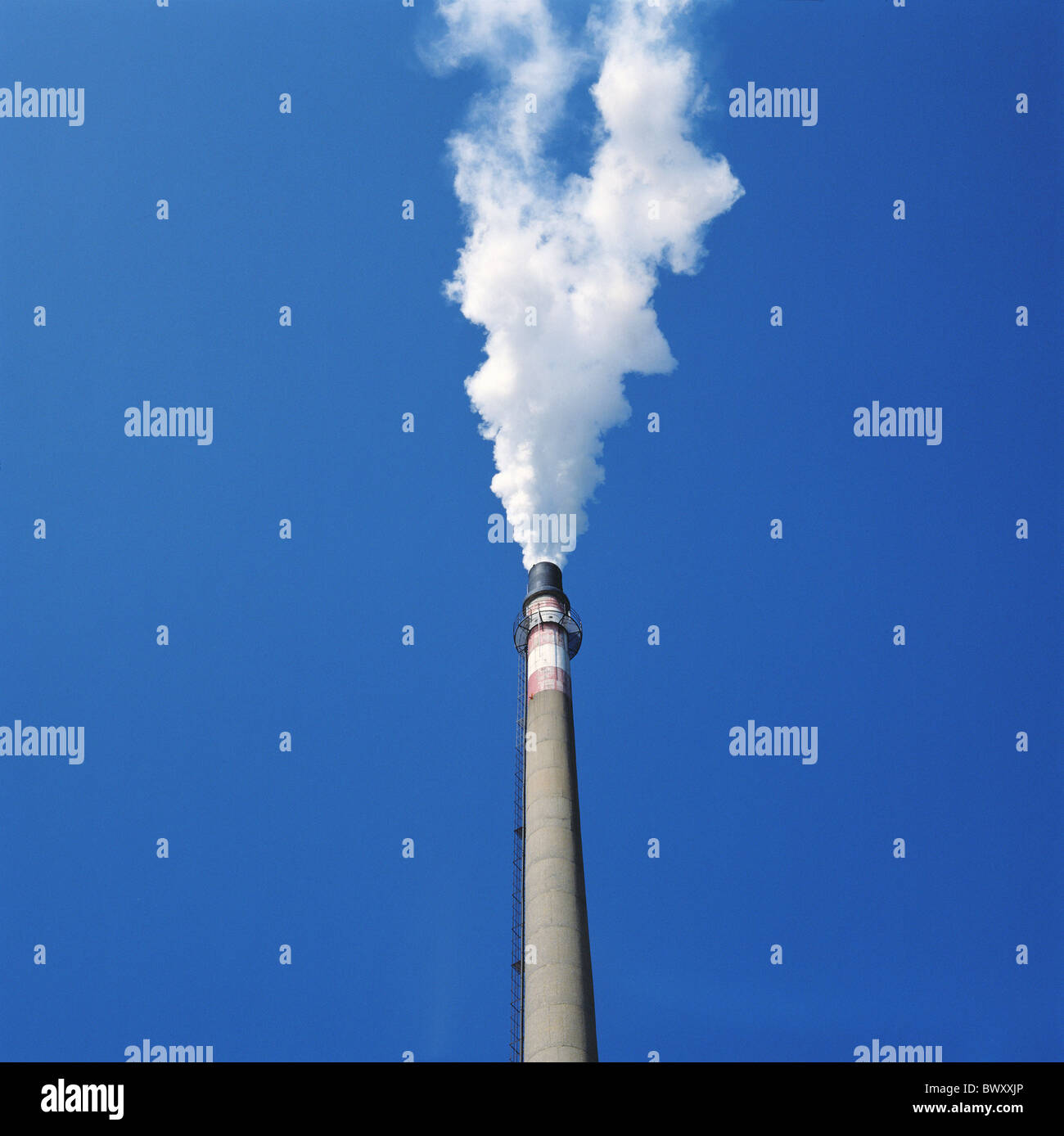Industrial Waste Gases Chimneys Fireplaces Smoke Soiling Industry