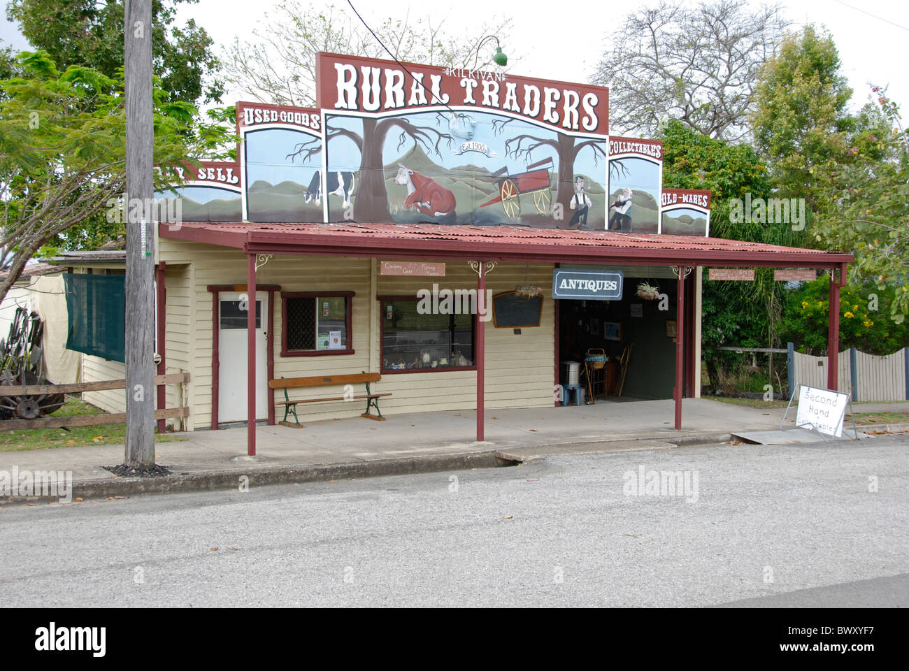 Rural Queensland Second Hand Store selling different produce today, but