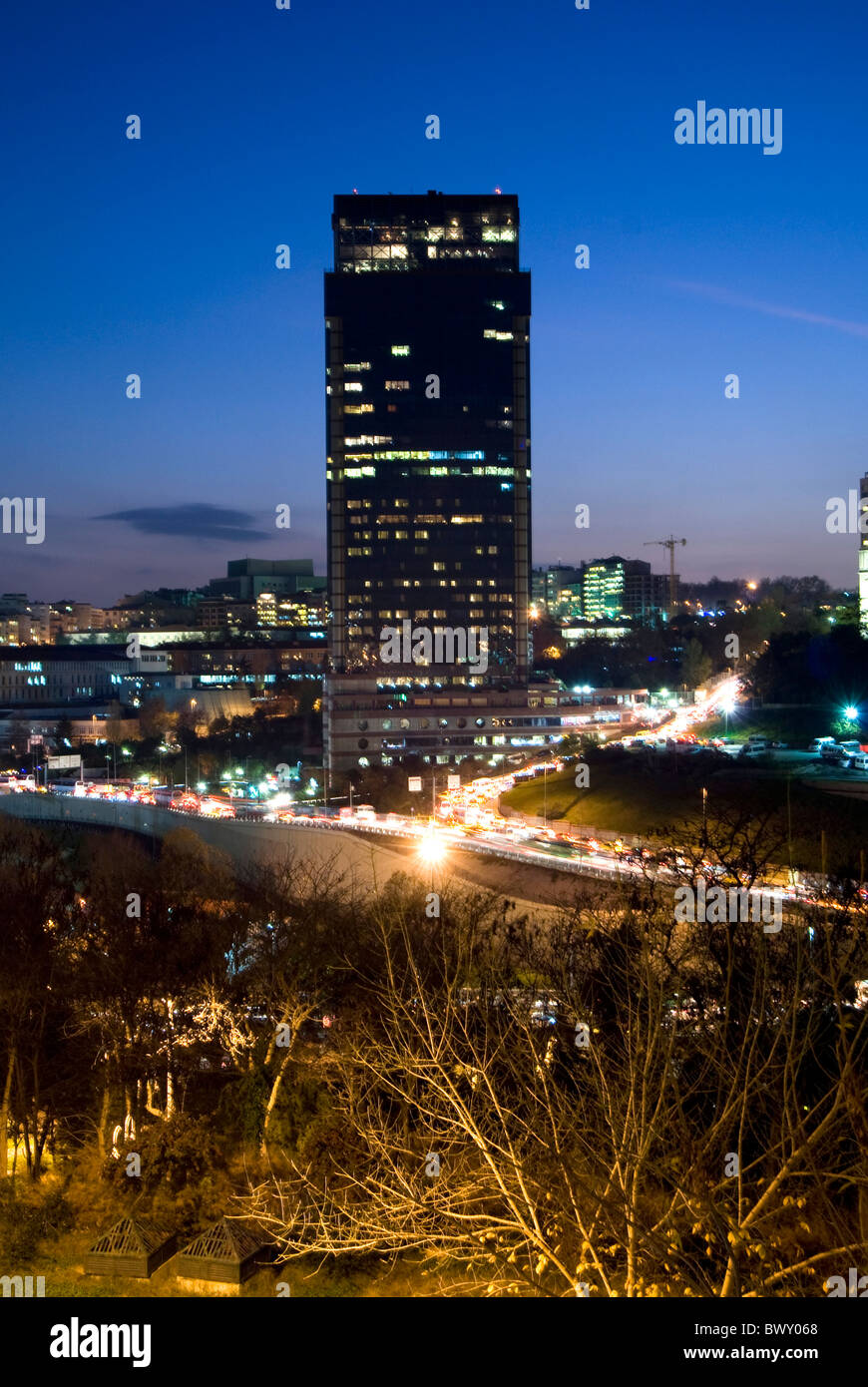 Night in Istanbul cityscape Stock Photo - Alamy