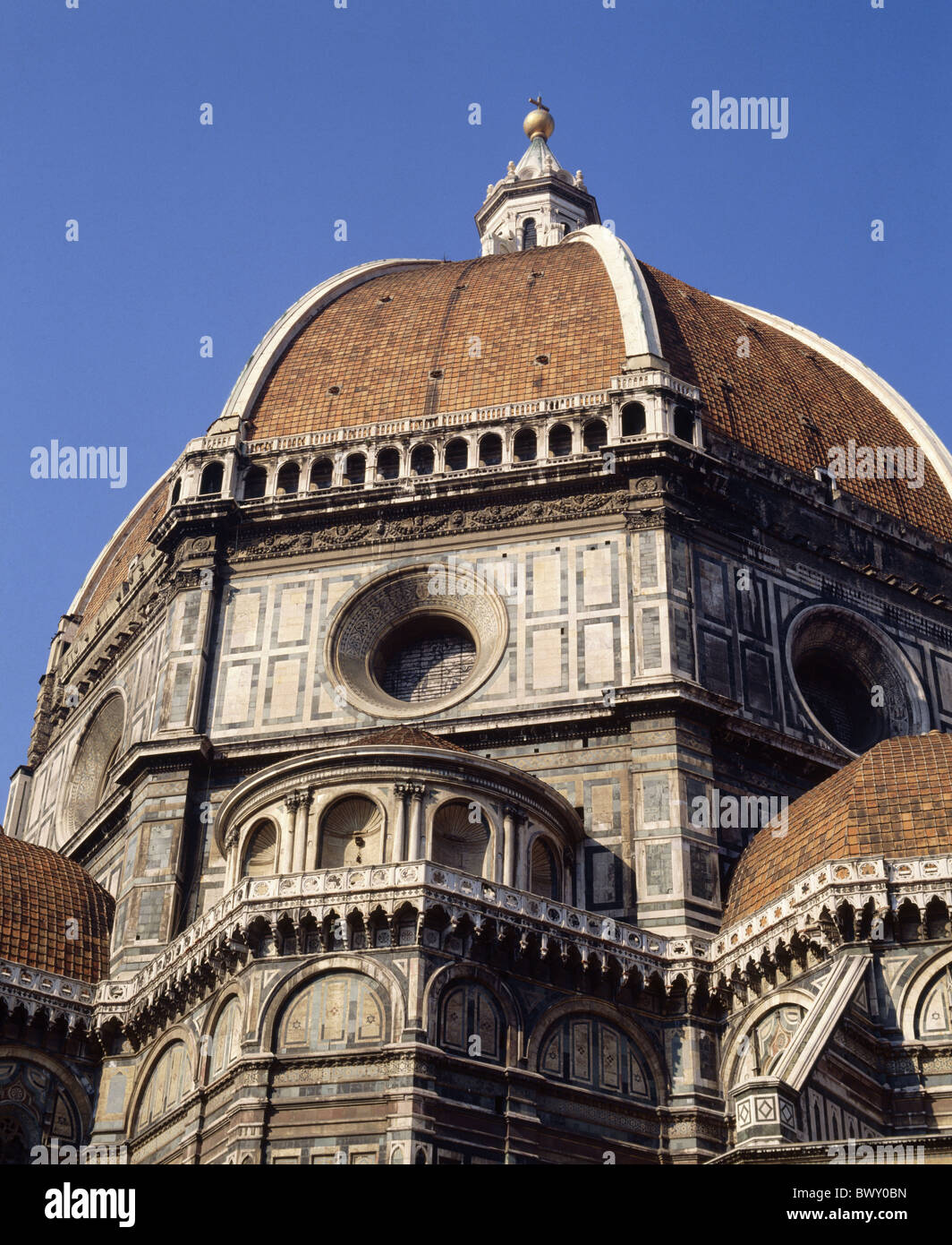 cathedral dome Santa Maria del Fiore facade Florence Italy Europe dome ...