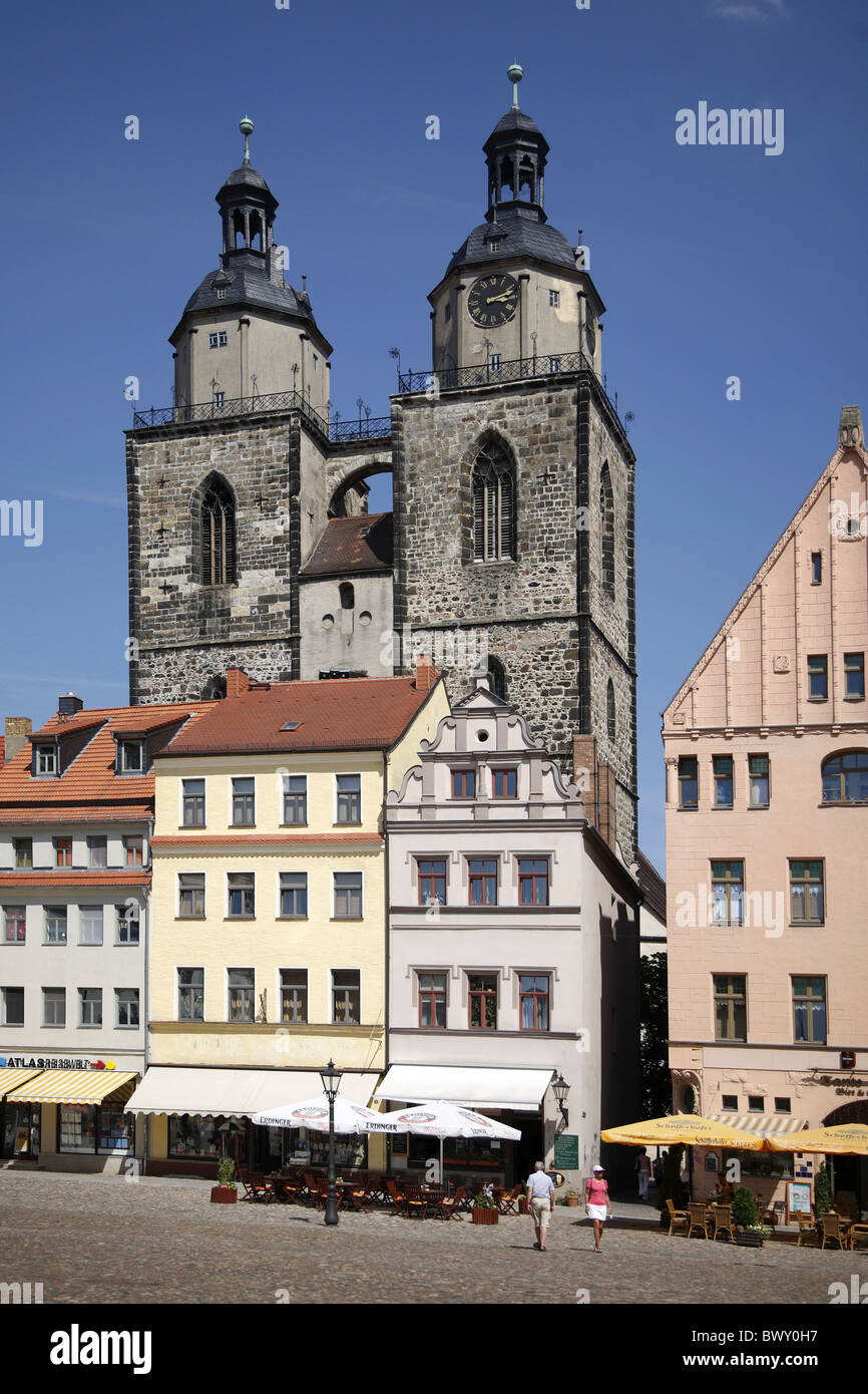 Wittenberg Market Place Stock Photo Alamy