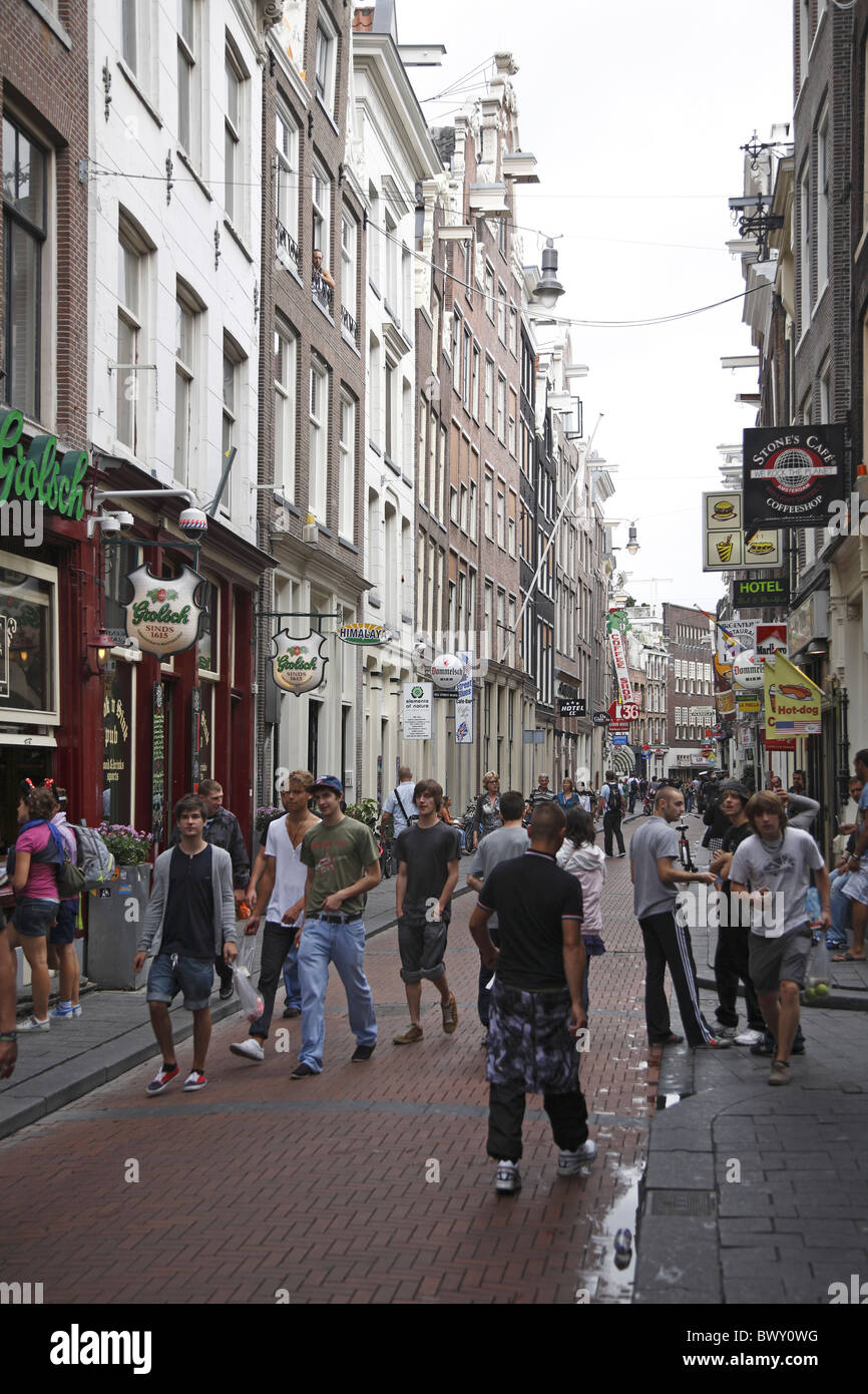 Amsterdam holland touristen menschen hires stock photography and