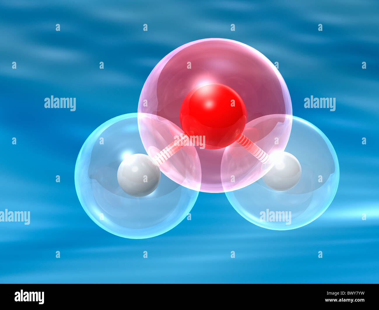 Molecular model of water hires stock photography and images Alamy