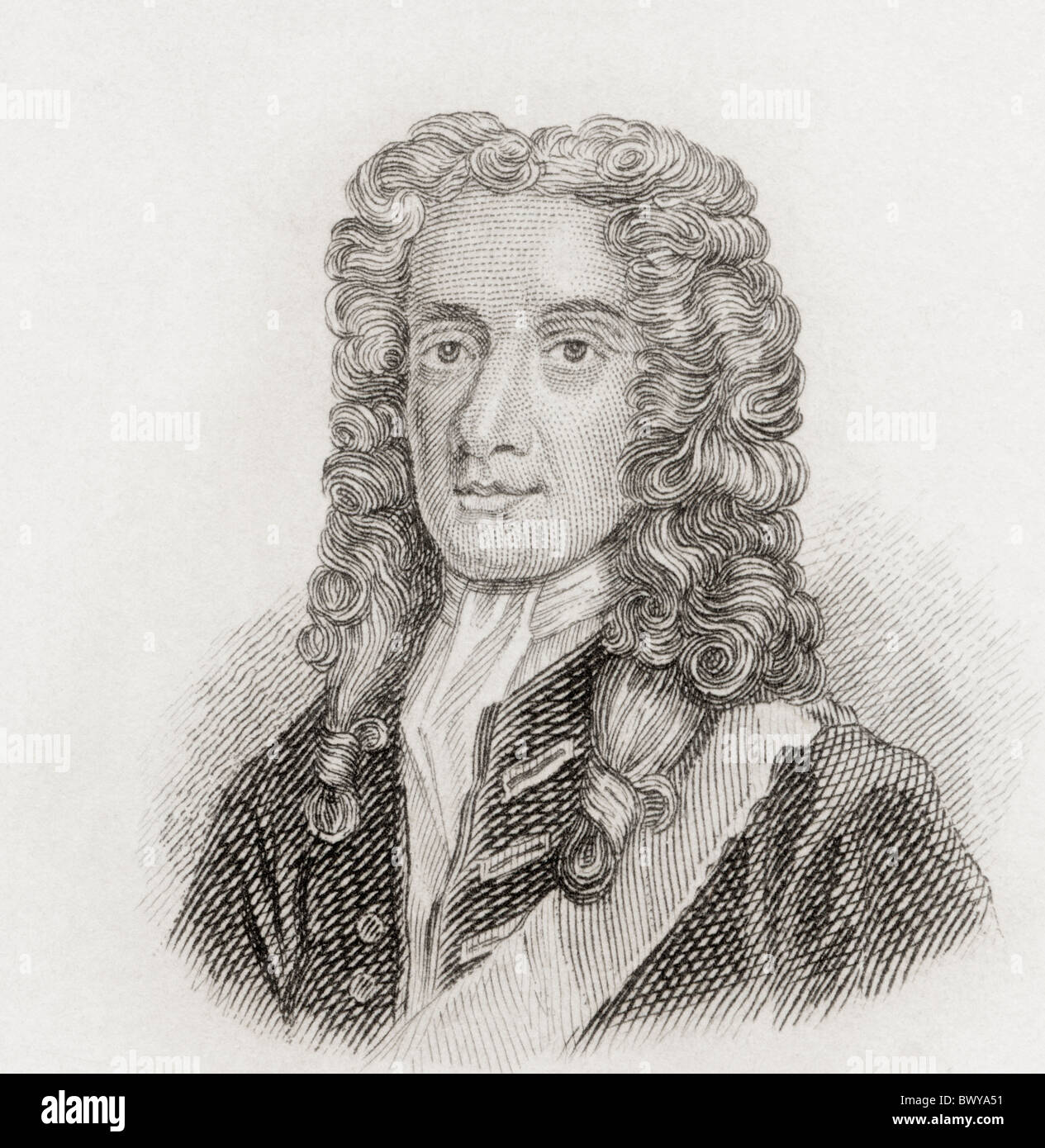 Richard Boyle, 3rd Earl of Burlington and 4th Earl of Cork, 5th Baron Clifford , 1694 to 1753. English architect. Stock Photo