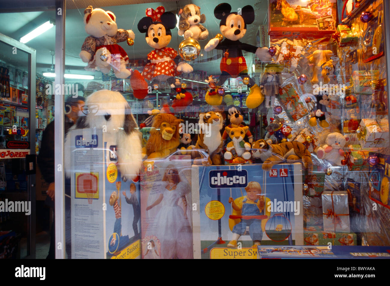Beirut Lebanon Hamra Toys In a Shop Window Stock Photo Alamy