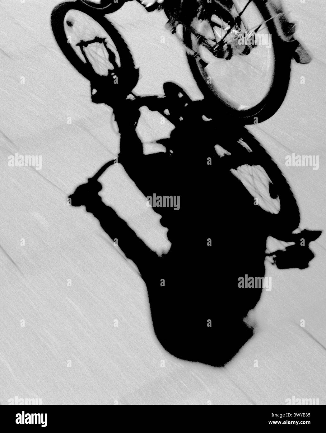 Black and white bike hires stock photography and images Alamy