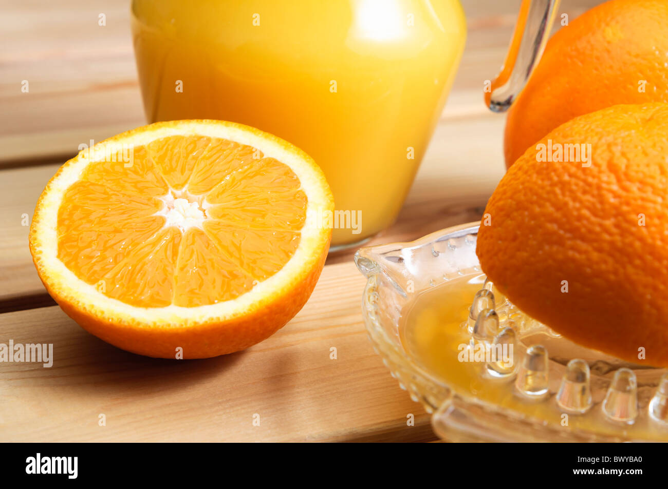 Premium Vector  Natural orange juice in a glass. fresh squeezed