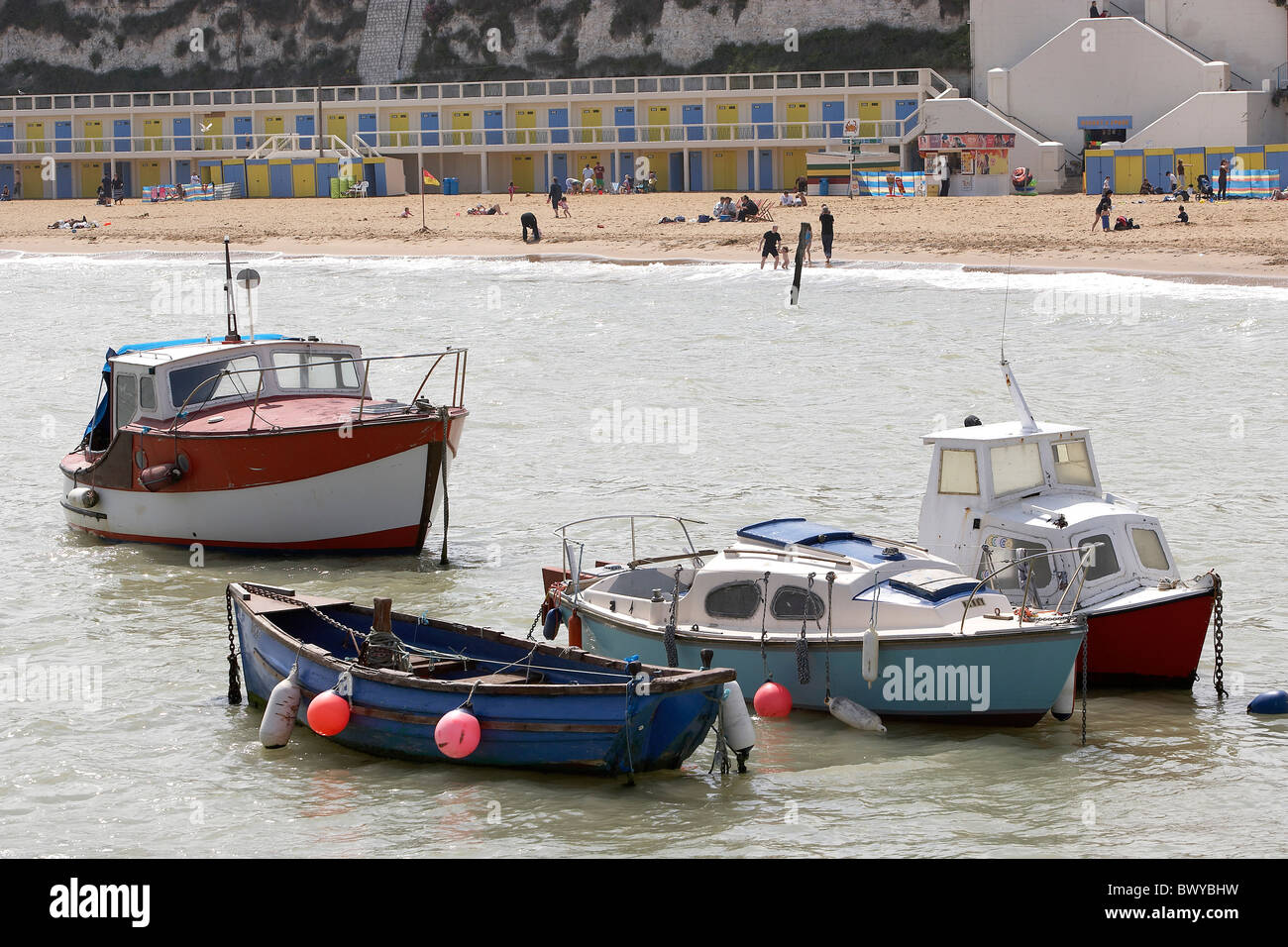 Fishing boats Broadstairs Kent UK Stock Photo Alamy