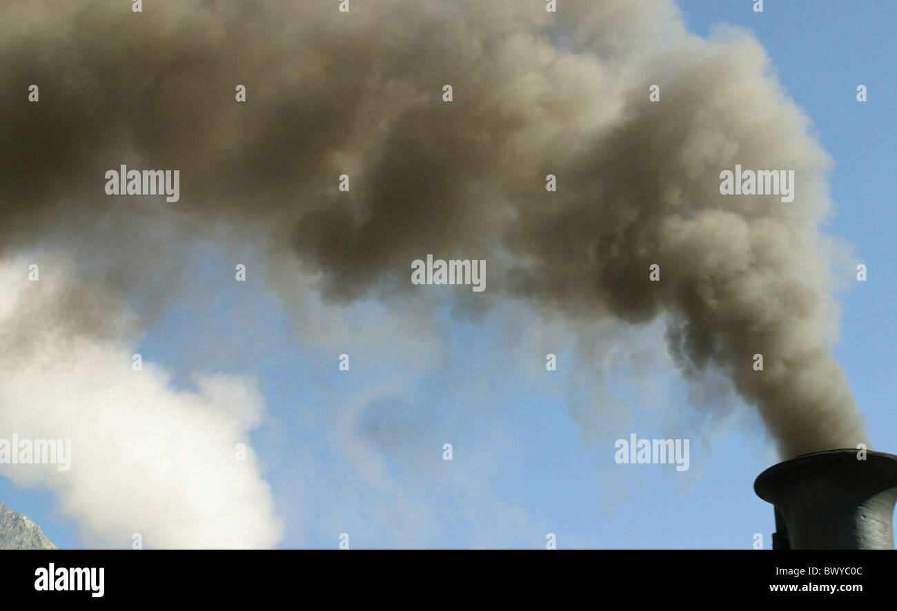 air pollution chimney environment fireplace industry sky smoke soiling