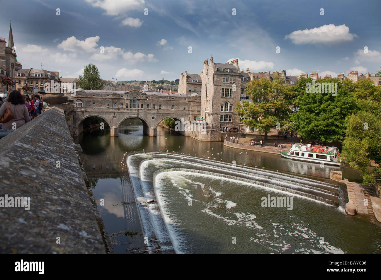 Bath Pulteney Bridge Stock Photo Alamy