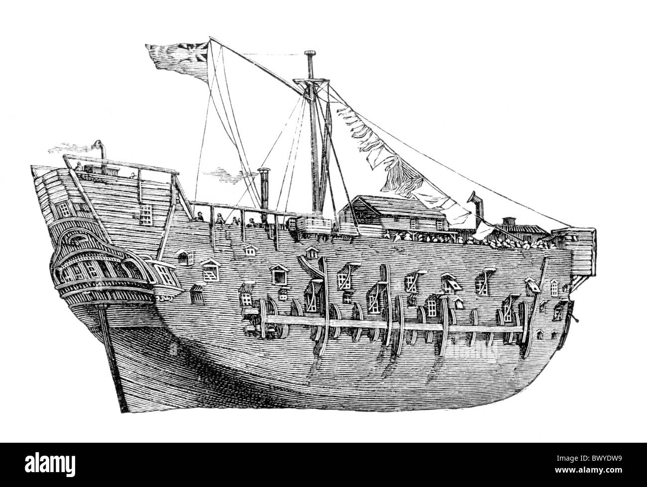 HMS Discovery, the lead ship in George Vancouver's exploration of the west coast of North America between 1791 ans 1795