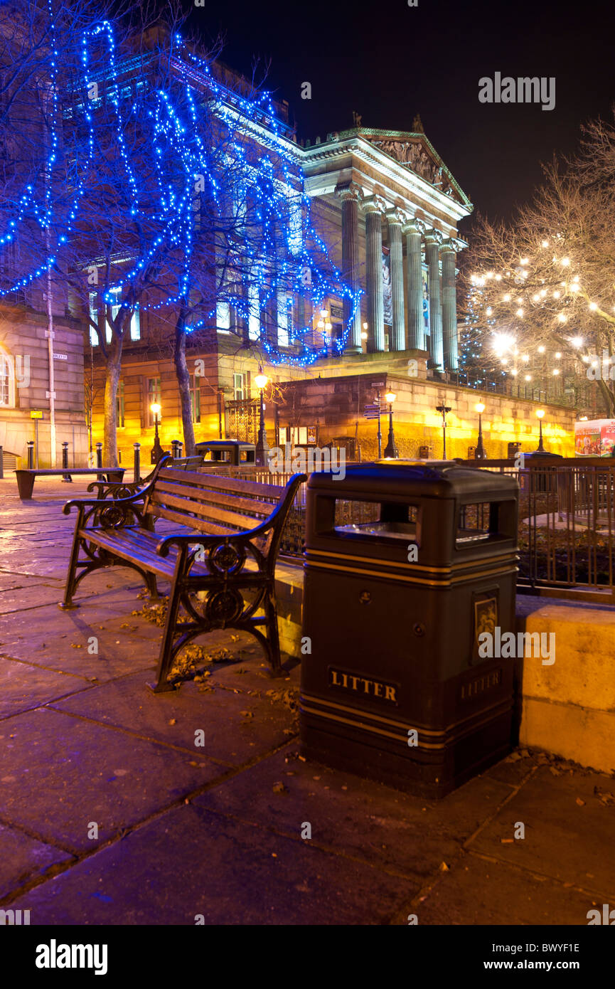 Preston's Christmas lights in the City Centre Stock Photo Alamy