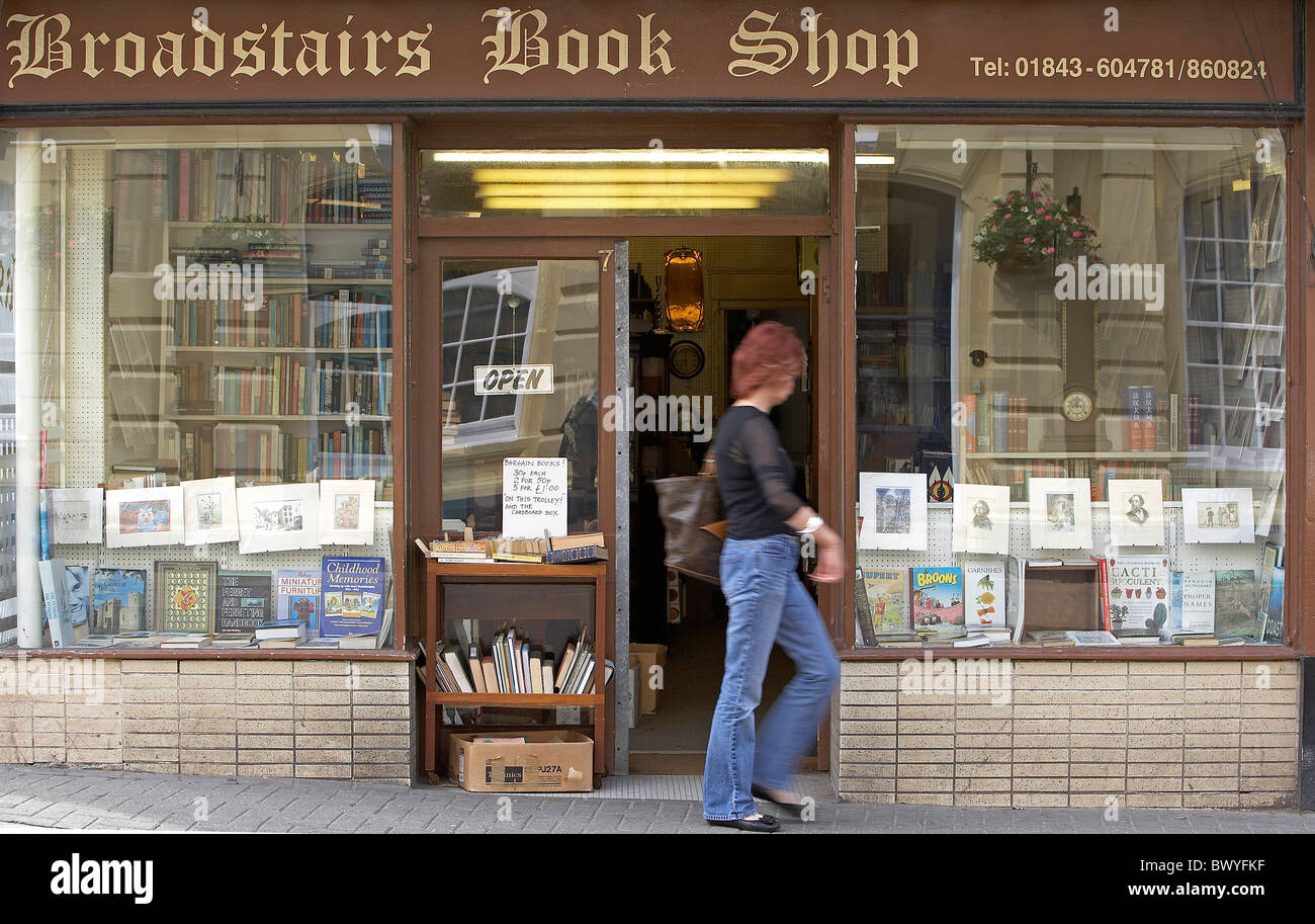 Book shop Broadstairs Kent UK Stock Photo Alamy