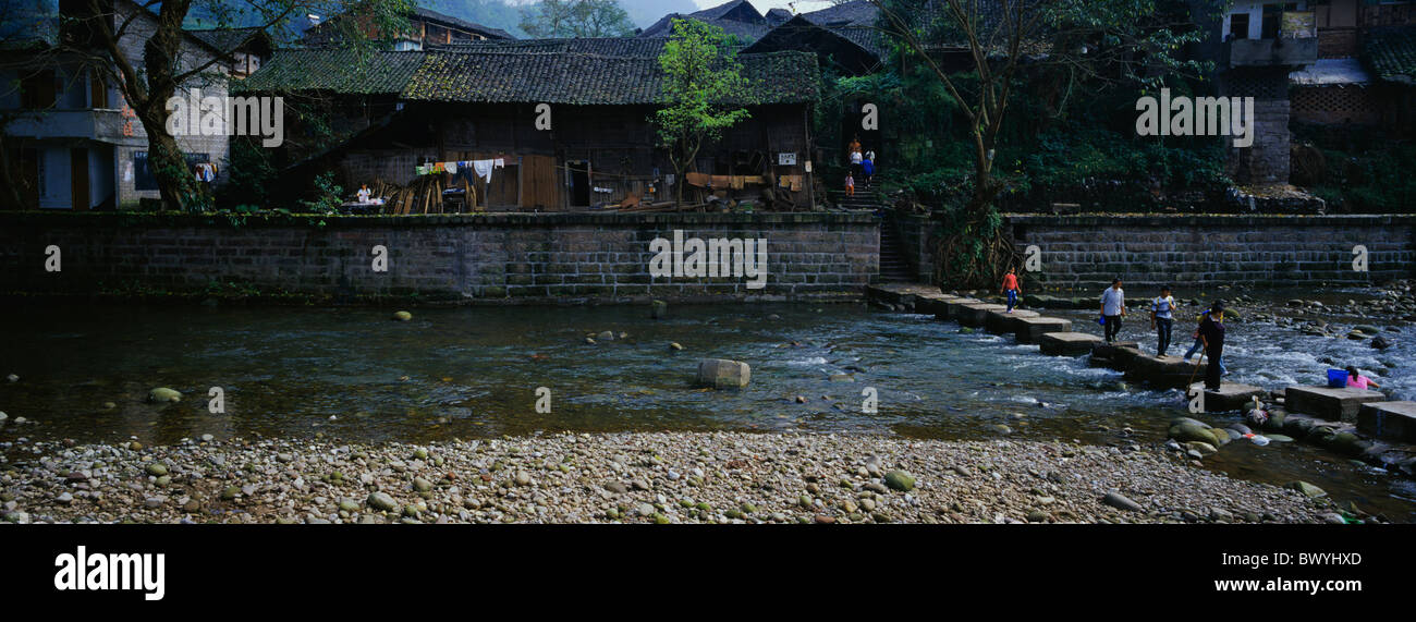 Longhua ancient town, Yibin, Sichuan Province, China Stock Photo - Alamy