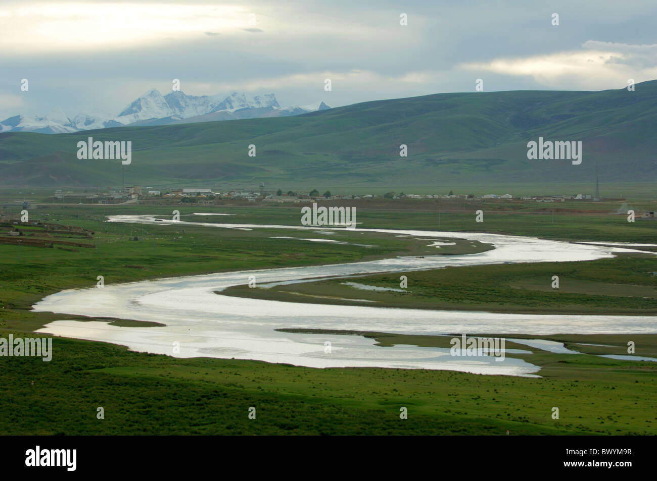 Majestic Tibetan Plateau, Tibet, China Stock Photo - Alamy