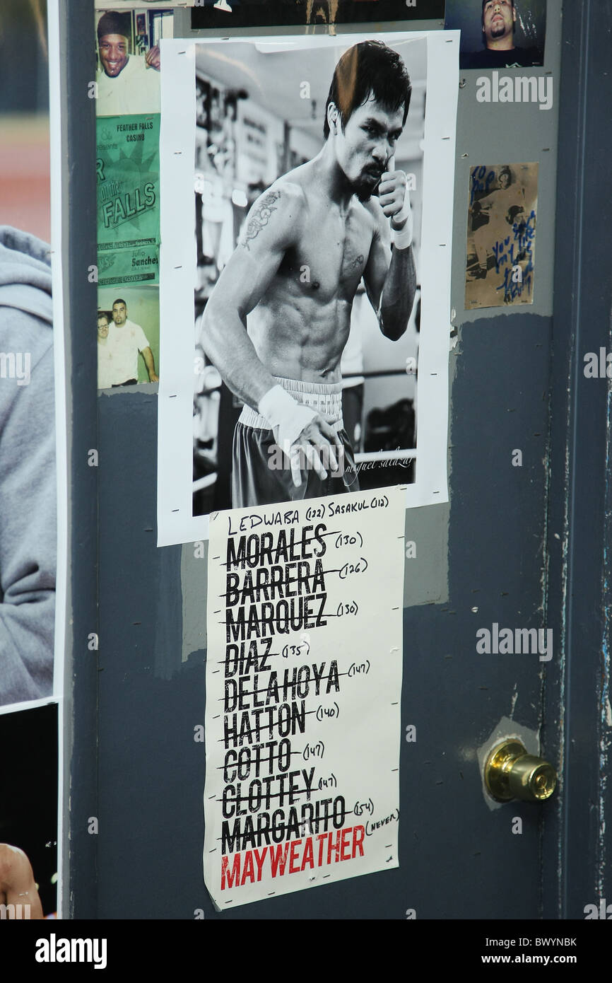 MANNY PACQUIAO PHOTO AND LIST WILD CARD BOXING CLUB HOLLYWOOD LOS