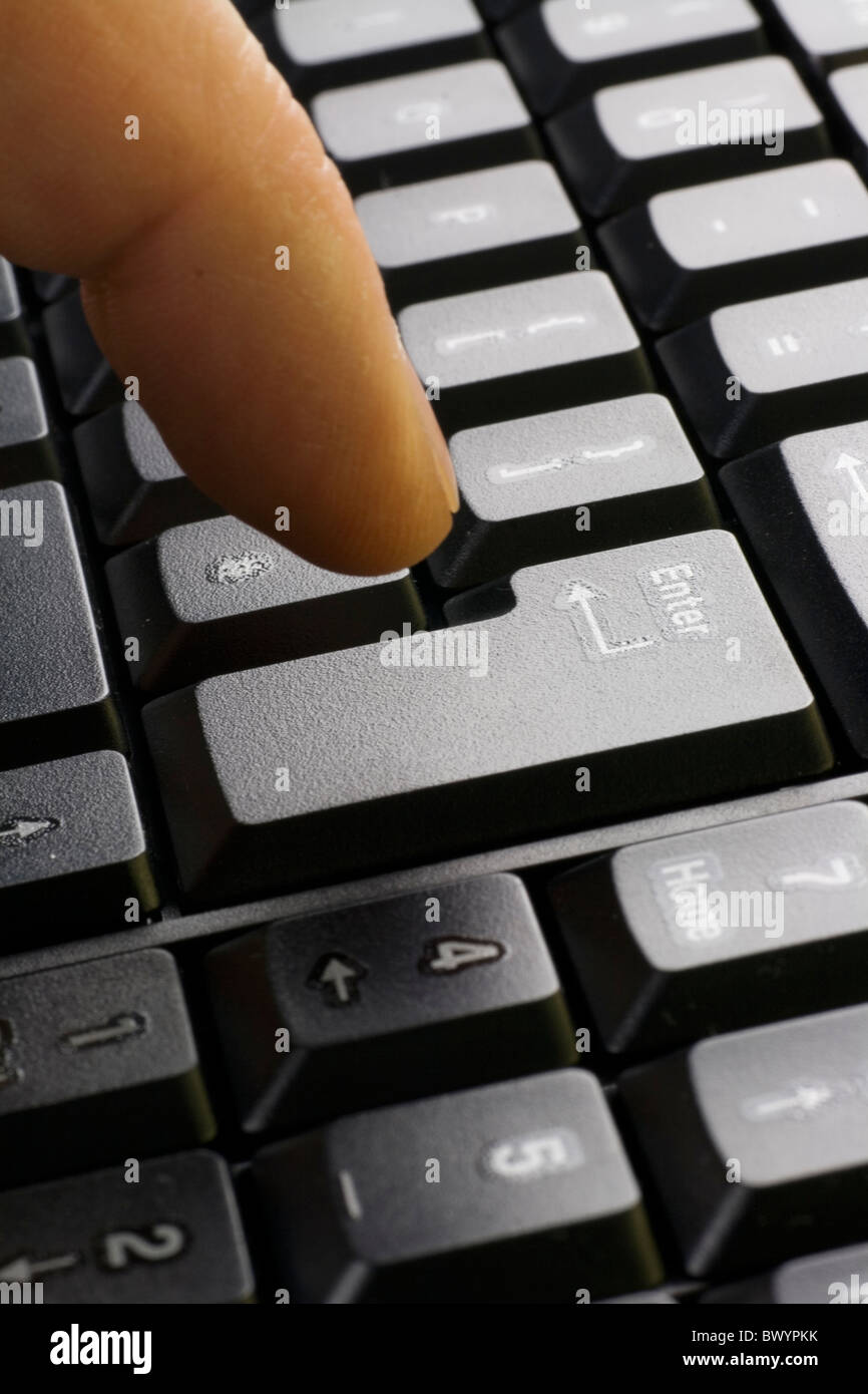 Computer keyboard. Stock Photo