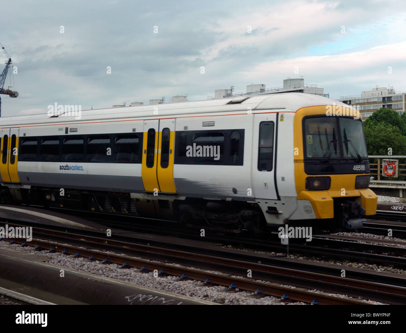London England Southeastern Train Stock Photo