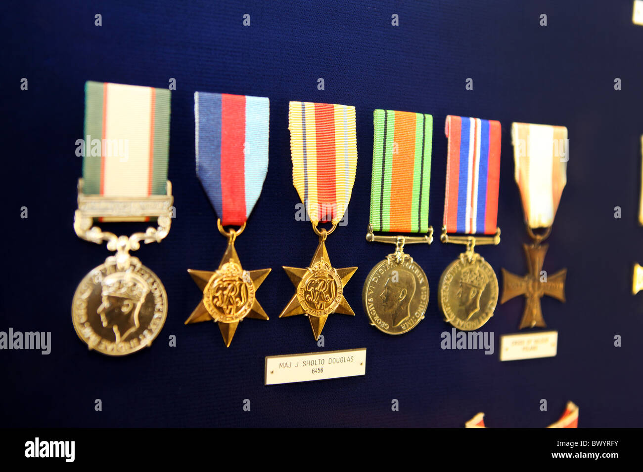 Edinburgh, Castle, medal, of, honour, war, award, Stock Photo