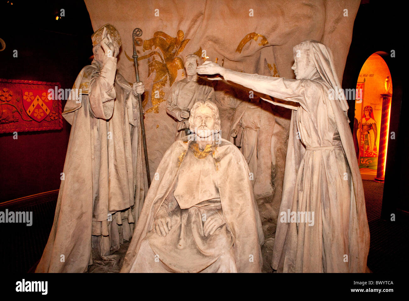 Inside Edinburgh Castle The story /exhibition of the Scottish crown jewels Stock Photo Alamy