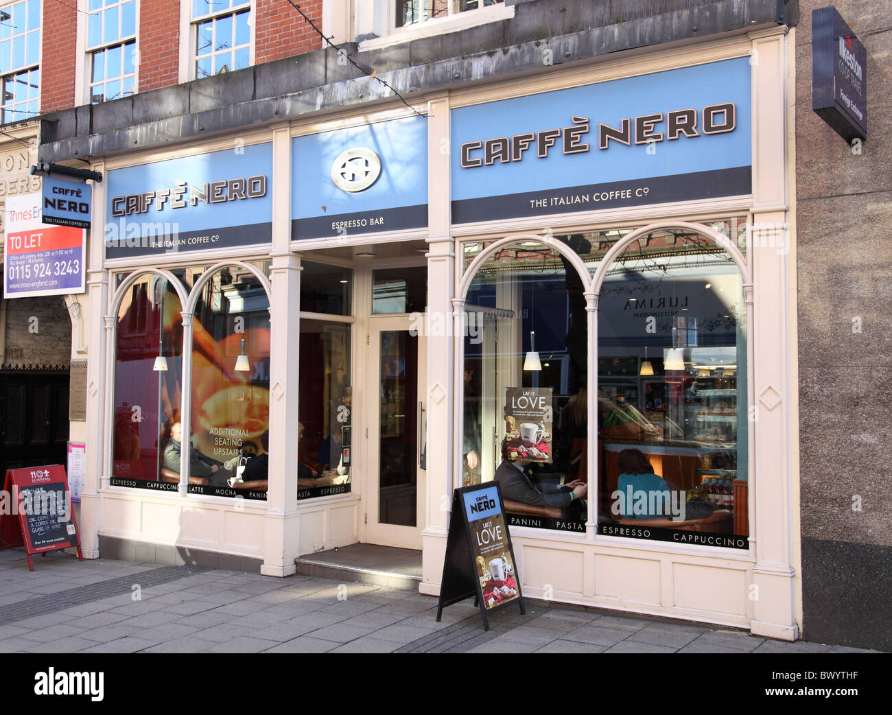 Cafe nero high street hires stock photography and images Alamy