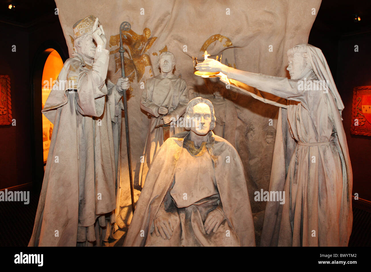 Inside Edinburgh Castle The story /exhibition of the Scottish crown jewels Stock Photo Alamy