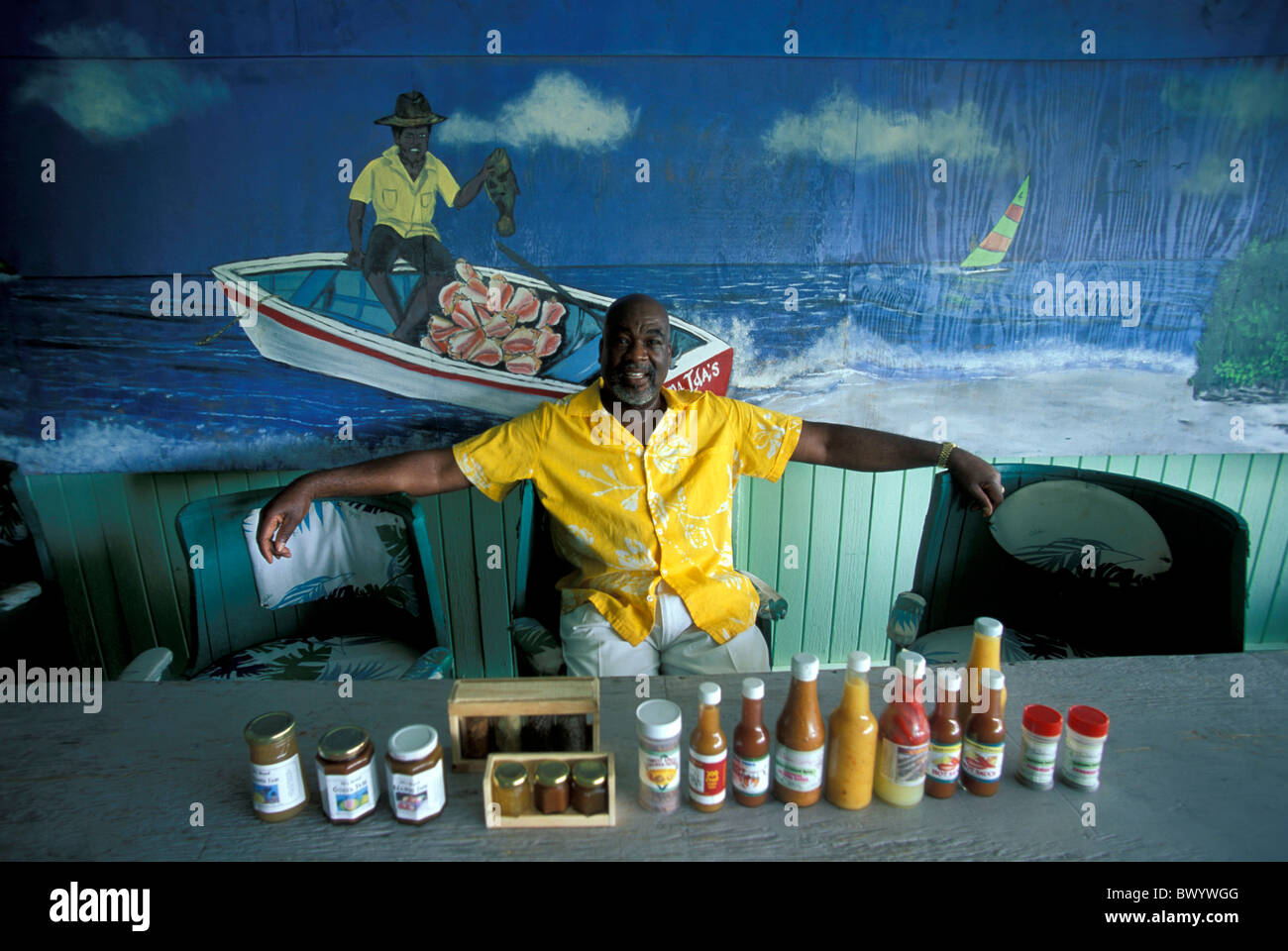 bull´s eye Grand Bahama Bahamas Hot sauce King in Captains Charthouse