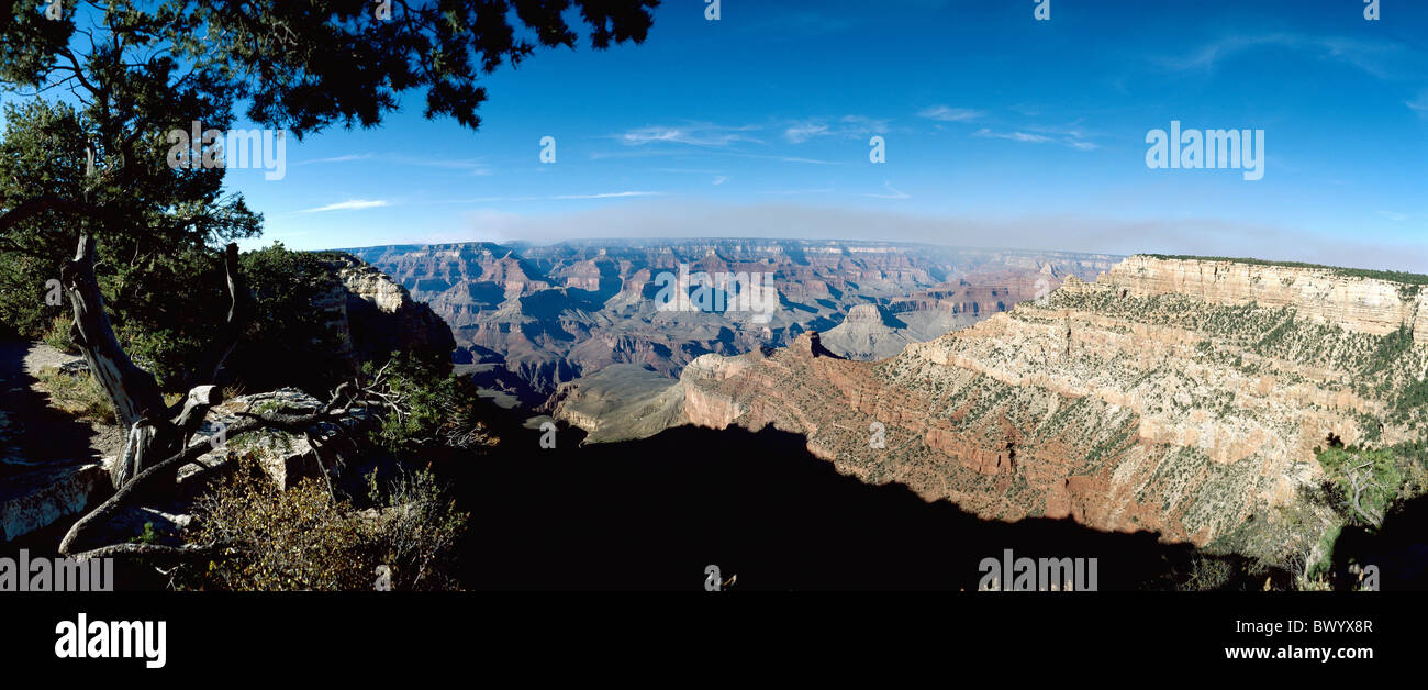 Arizona Grand canyon scenery panorama South Rim USA America North America Stock Photo