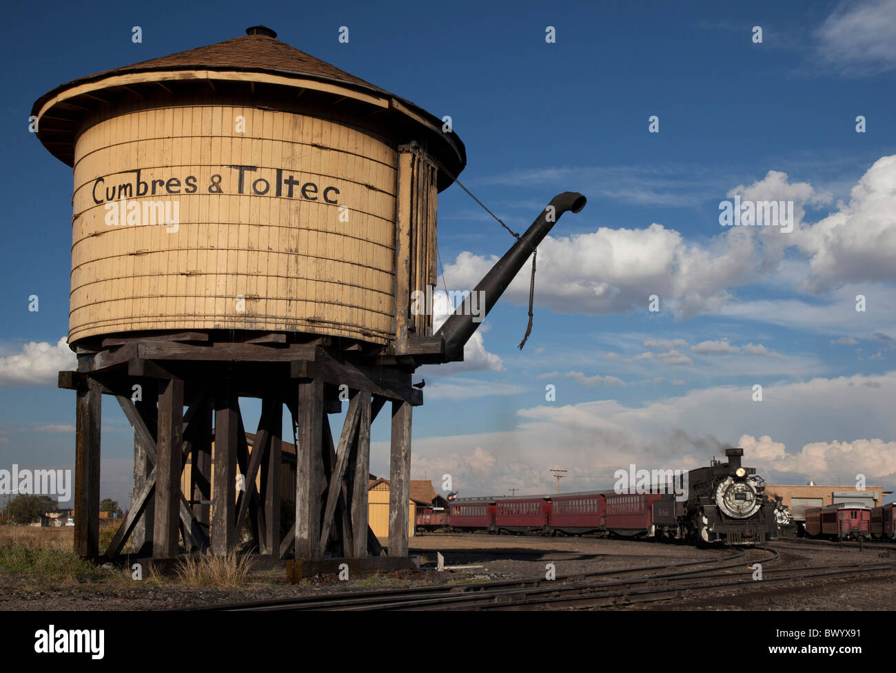 Cumbres & Toltec Scenic Railroad Stock Photo