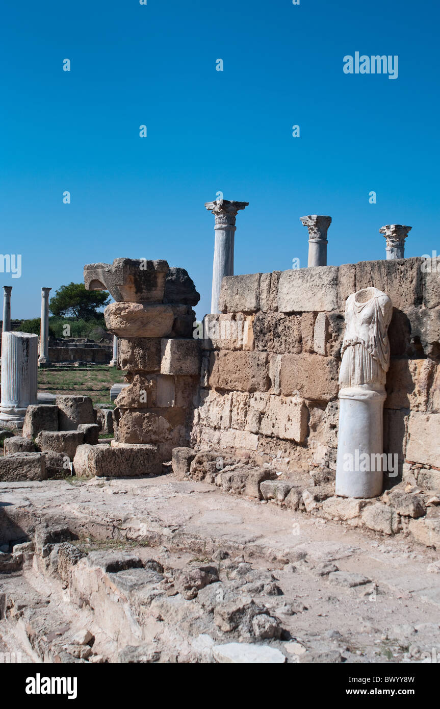 Roman ruins in Salamis ancient city in northern Cyprus Stock Photo - Alamy