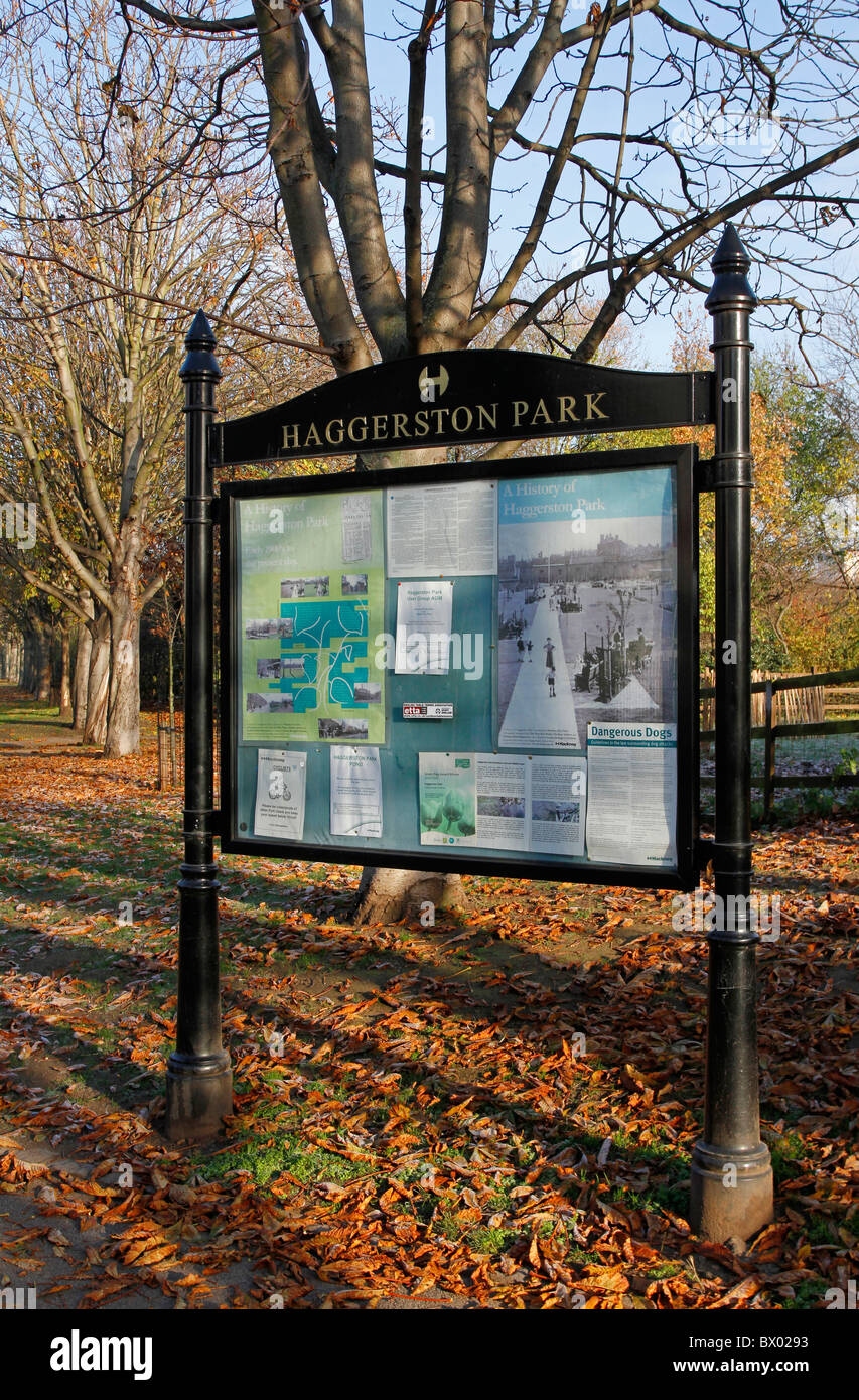 Haggerston Park, London, England Stock Photo