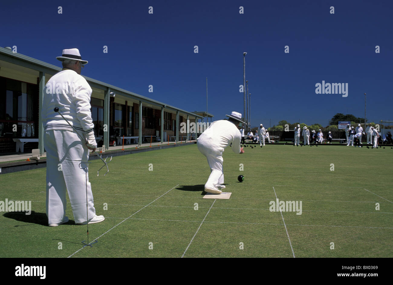 Australia Country Club Lawn Bowls Victoria Yarram grass ball ballgame