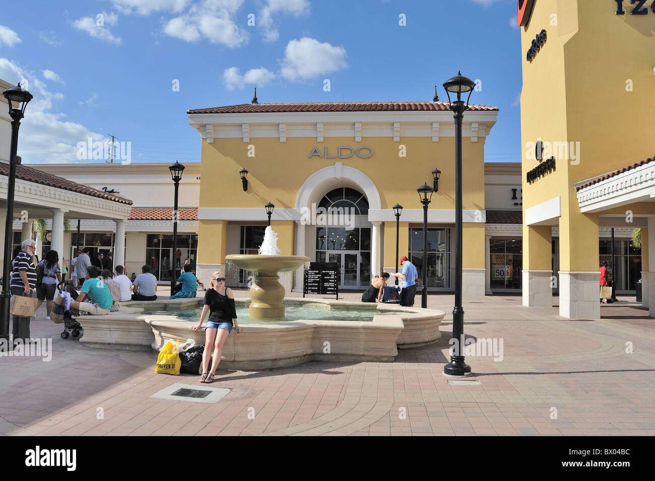 Prime Outlets shopping center International Drive Florida Stock Photo
