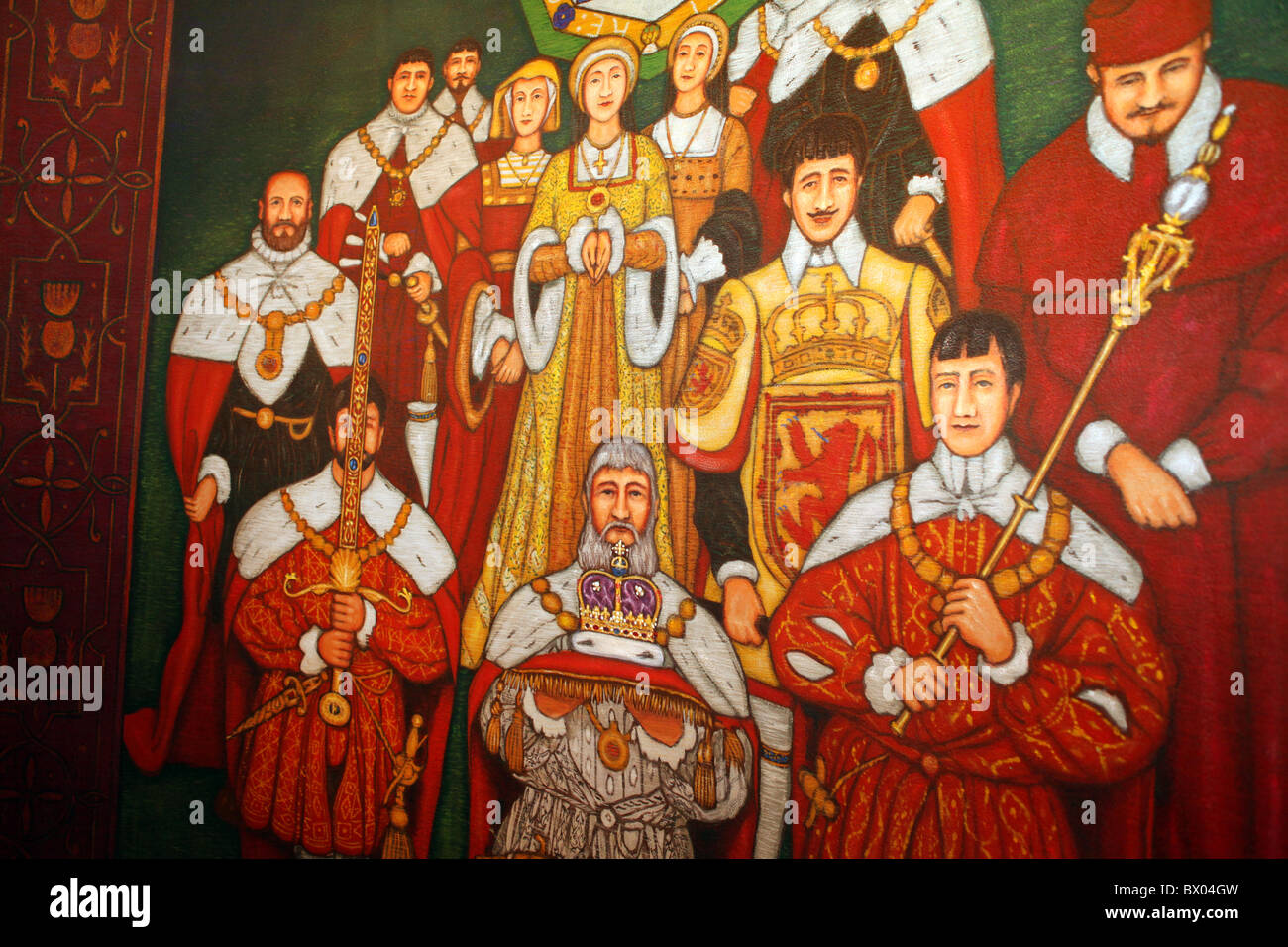 Inside Edinburgh Castle The story /exhibition of the Scottish crown jewels Stock Photo Alamy