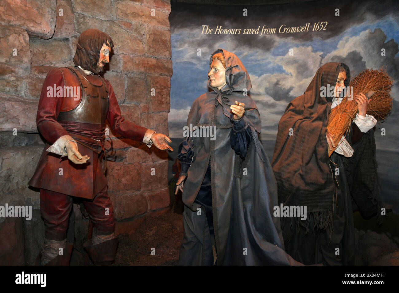 Inside Edinburgh Castle The story /exhibition of the Scottish crown jewels Stock Photo Alamy