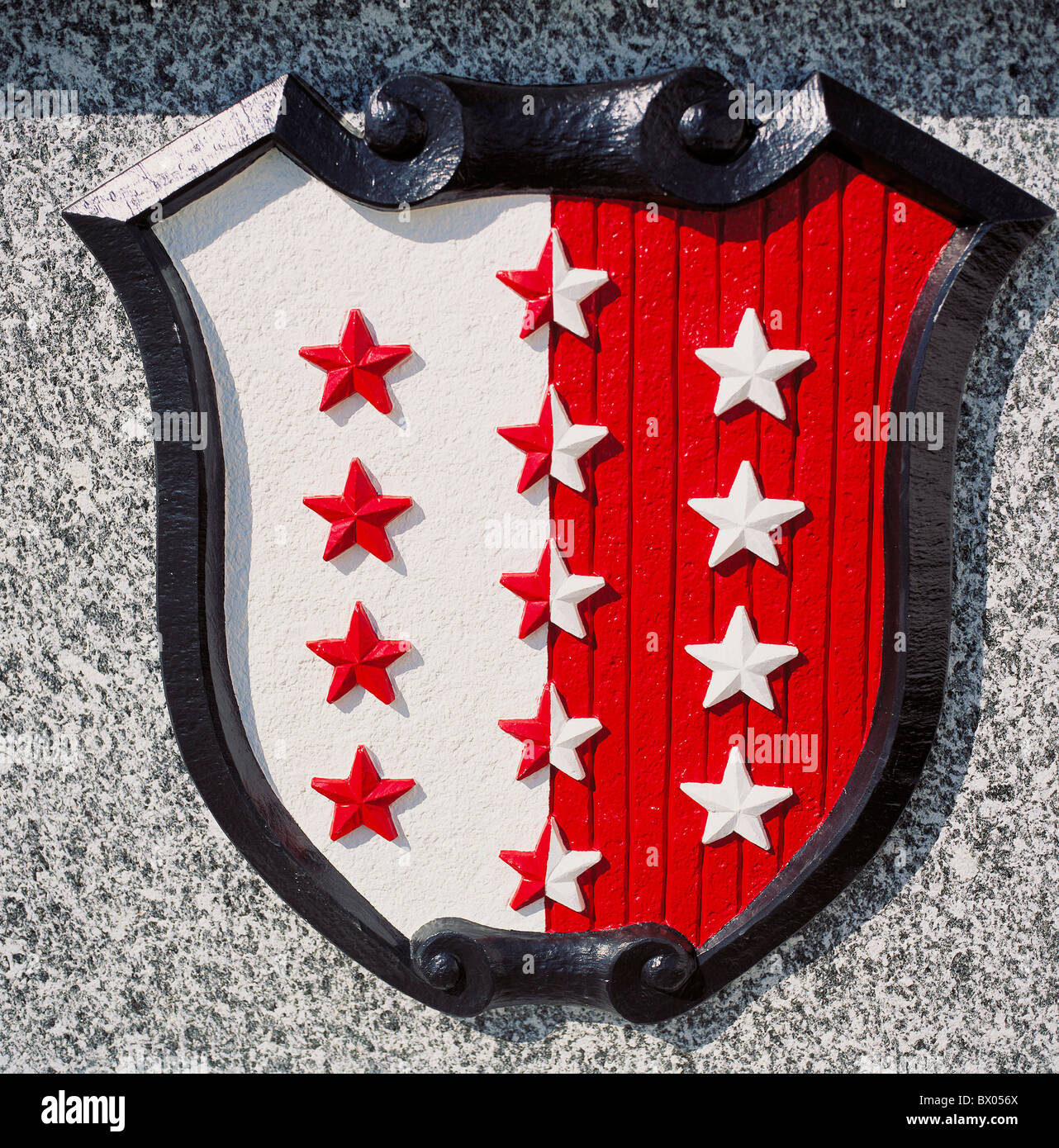 coat-of-arms-of-the-canton-of-valais-high-resolution-stock-photography