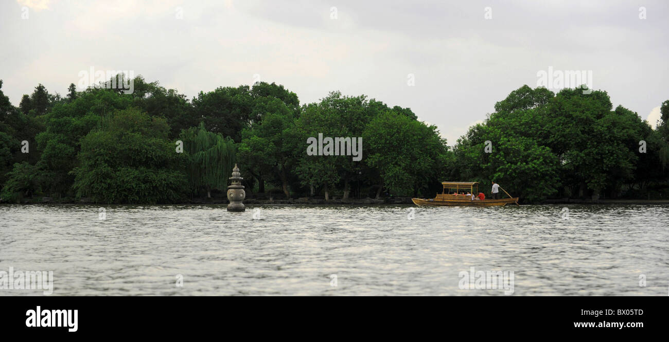 Three Pools Mirroring the Moon, West Lake, Hangzhou, Zhejiang Province
