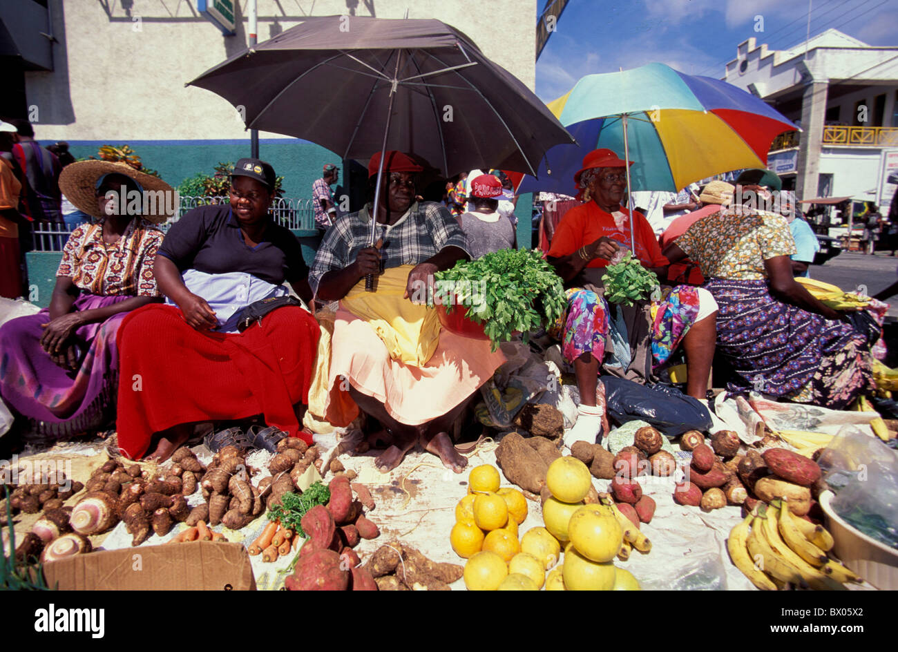 fruit Grenadines Kingstown market no model release Saint Vincent